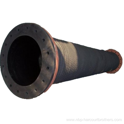 material handling dry bulk rubber hose for gravel cement